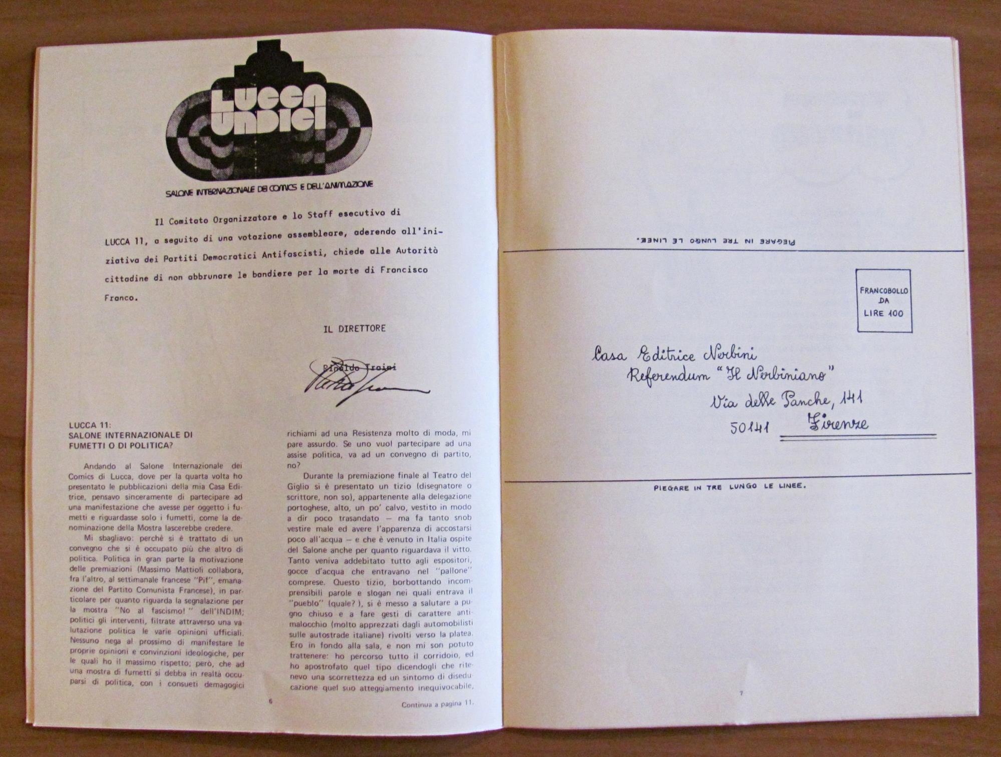 IL NERBINIANO - Suppl. al N.5 Club Amici di Nerbini, 1975