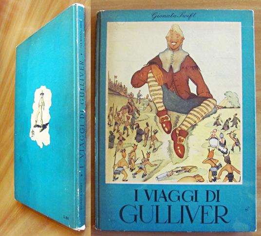 I VIAGGI DI GULLIVER, 1951 - ill. C. LA DUCA - Gionata Swift - copertina