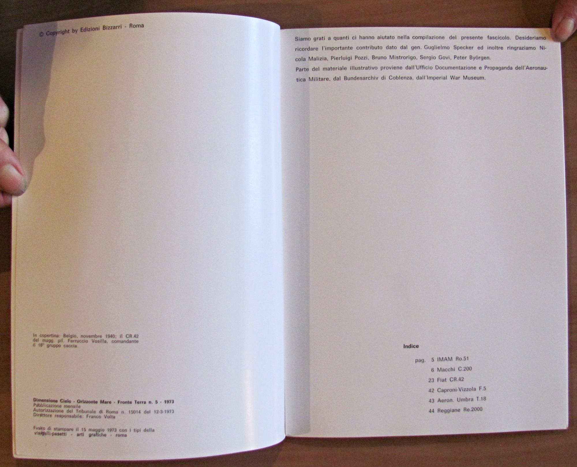 IMMAGINI B1 - CACCIA ASSALTO - Rivista Dimensione cielo N.5 con POSTER e CEDOLA