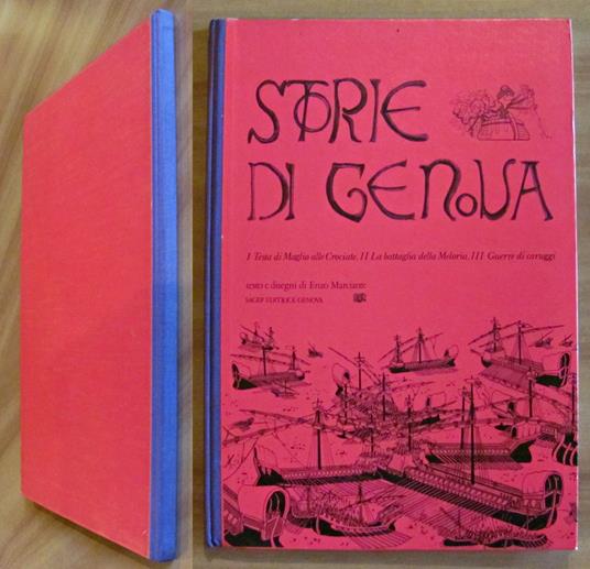 STORIE DI GENOVA - Vol. II, I ed. 1970 - copertina