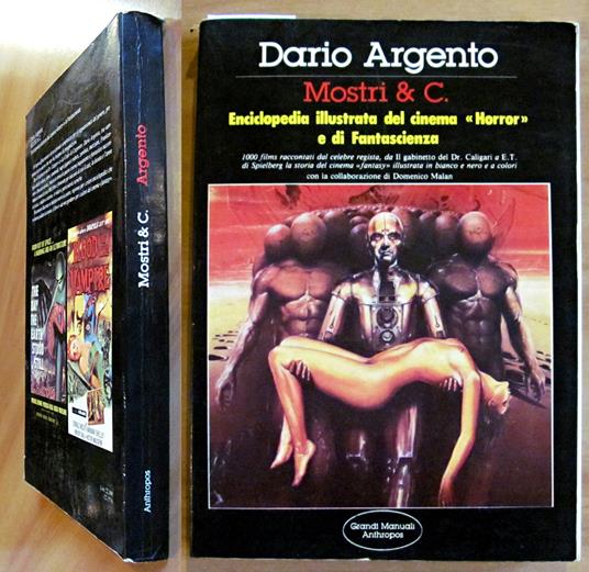 MOSTRI & C. - Enciclopedia illustrata del cinema Horror e di Fantascienza, 1982 - Dario Argento - copertina