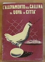 L' ALLEVAMENTO DELLA GALLINA DA UOVA IN CITTà, s.d. anni '30