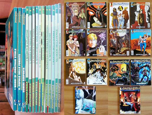 Lotto di 14 Albi - JONATHAN STEELE N. 0/10 + N.17, 46 e 64 - copertina