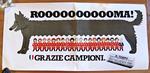 Poster AS ROMA - GRAZIE CAMPIONI - Il Tempo, 1982/83
