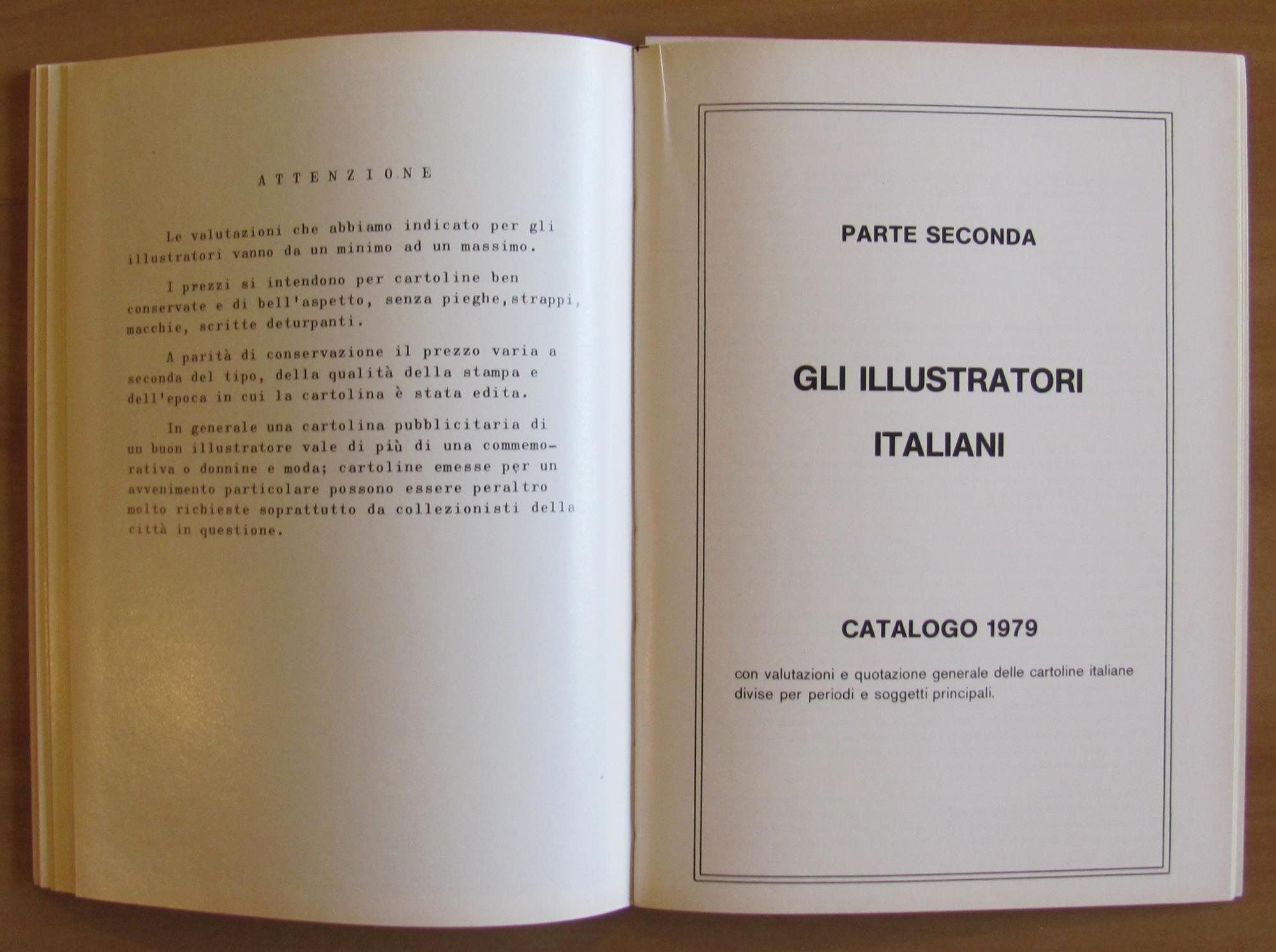 CARTOLINE D'EPOCA E GLI ILLUSTRATORI ITALIANI - Parte Prima e Seconda, 1979