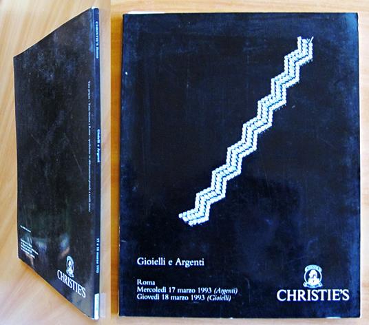 CHRISTIE'S - Gioielli e Argenti - Roma , 17 e 18 marzo 1993 - copertina