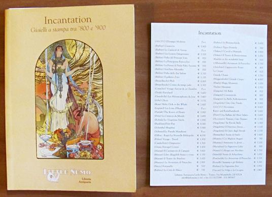 INCANTATION - Gioielli a stampa tra '800 e '900 - ITA/ENG - copertina