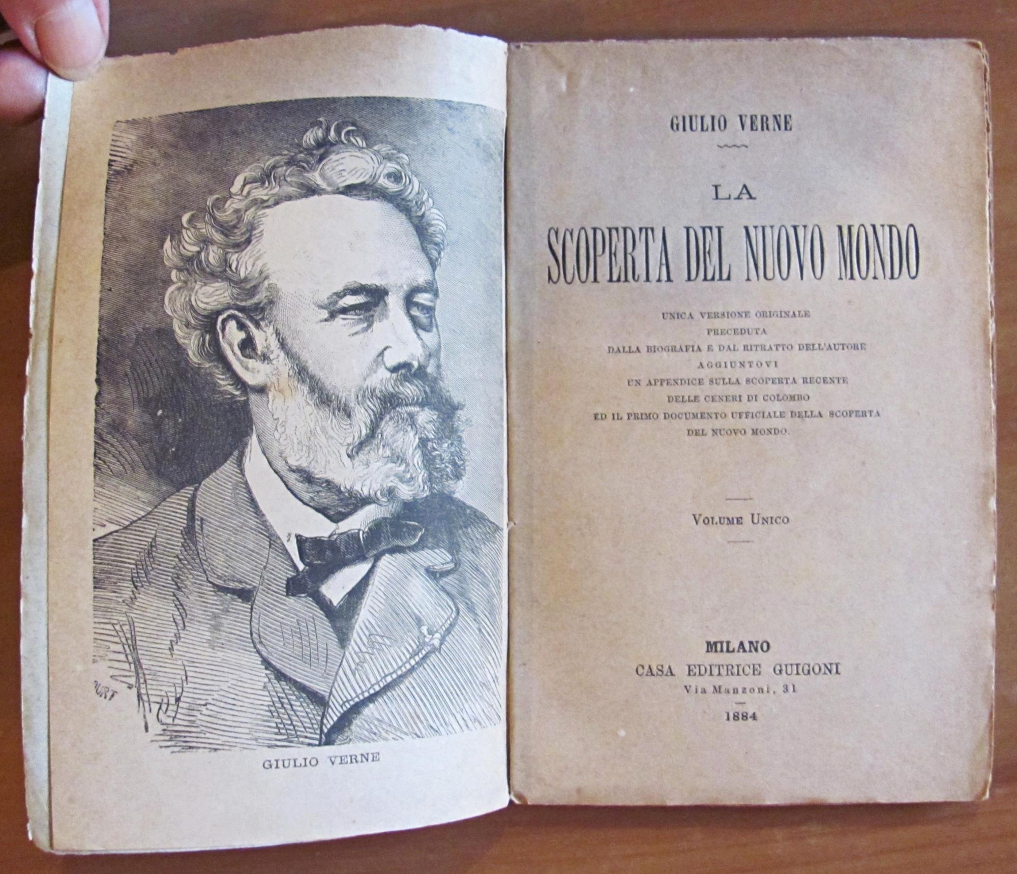 LA SCOPERTA DEL NUOVO MONDO - Volume Unico, 1884