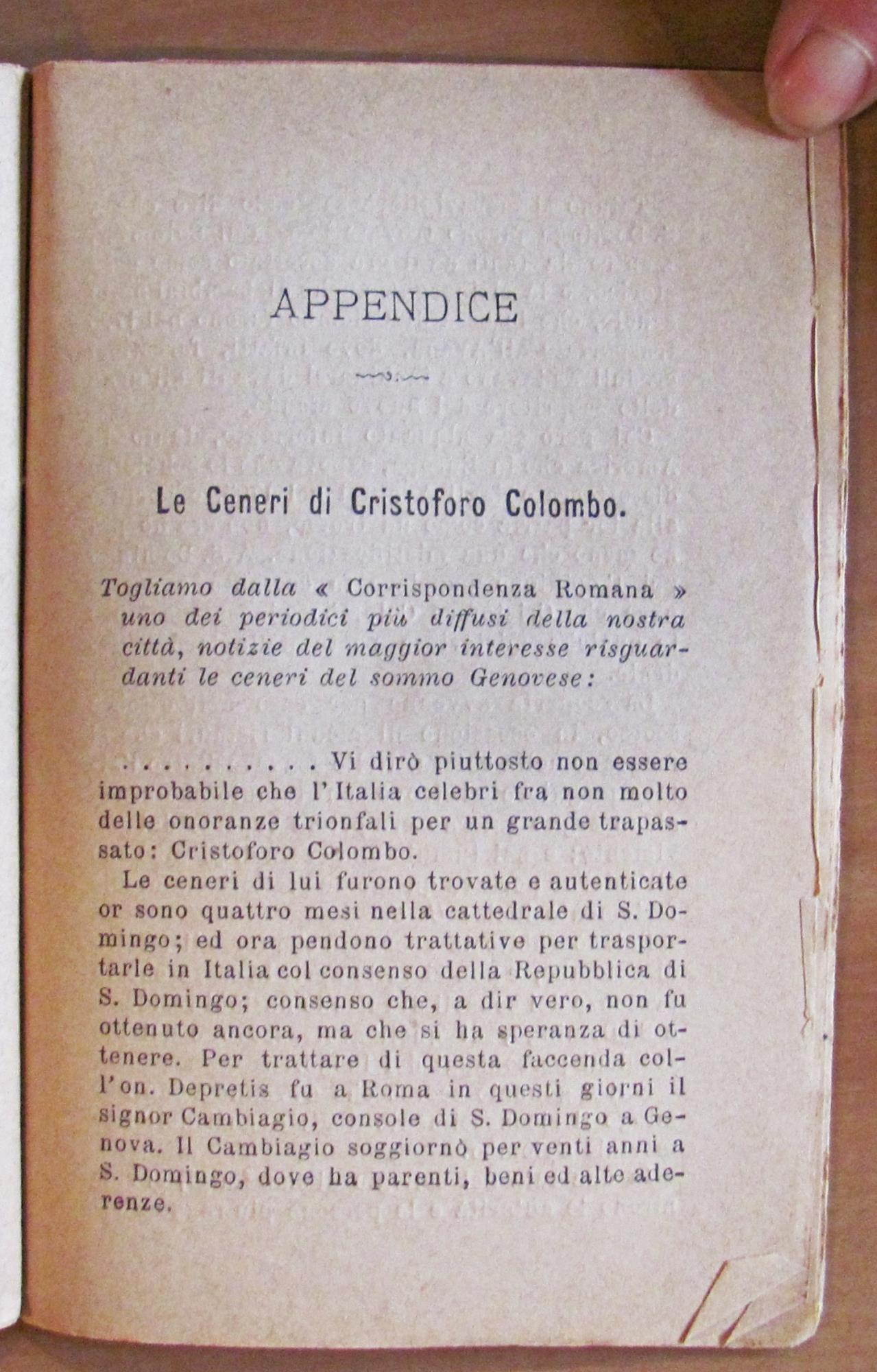 LA SCOPERTA DEL NUOVO MONDO - Volume Unico, 1884
