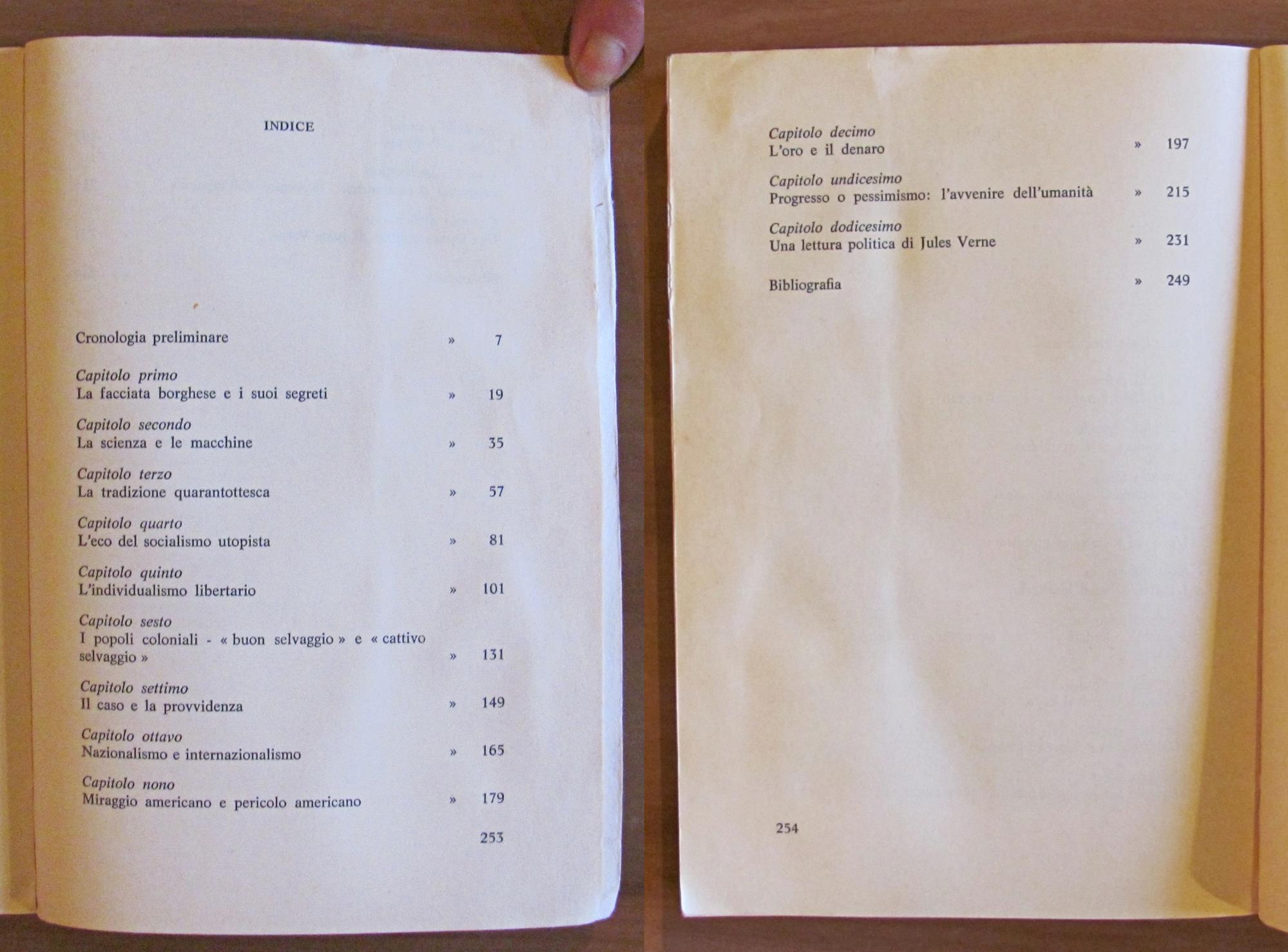 UNA LETTURA POLITICA DI JULES VERNE - Collana Confini, 1976 - con Cedola Editoriale
