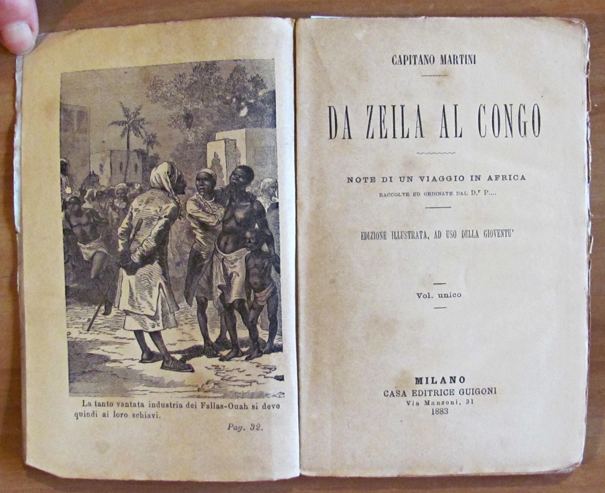 DA ZEILA AL CONGO, 1883 - Volume Unico