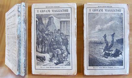 I GIOVANI VIAGGIATORI - 2 Volumi Completo, 1880 - Thomas M. Reid - copertina