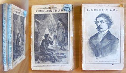 LA CACCIATRICE SELVAGGIA - 2 Volumi, Completo, 1884 - Thomas M. Reid - copertina