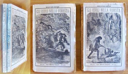 GLI ESULI NELLA FORESTA - 2 Volumi, Completo, 1880 - Thomas M. Reid - copertina