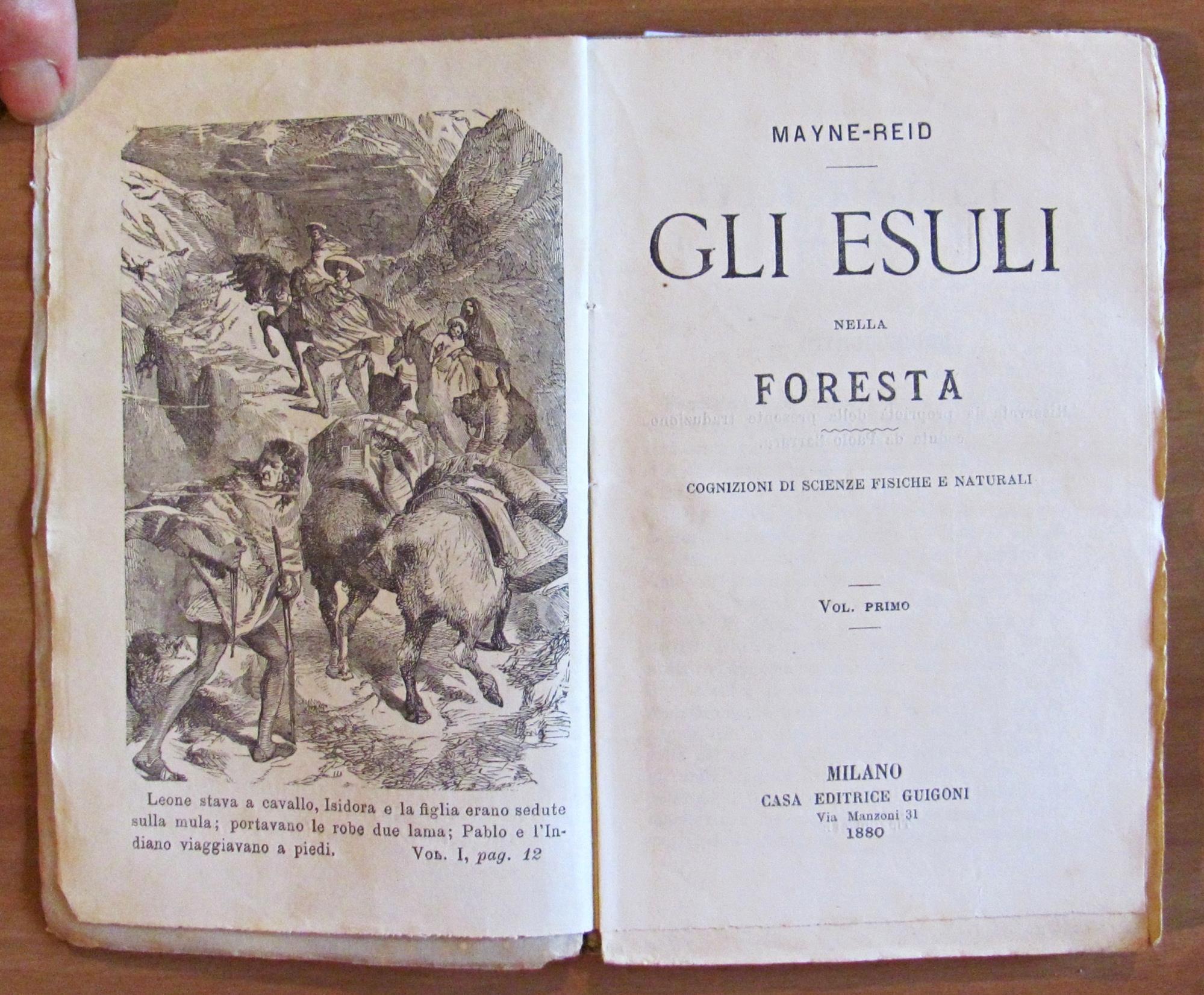 GLI ESULI NELLA FORESTA - 2 Volumi, Completo, 1880