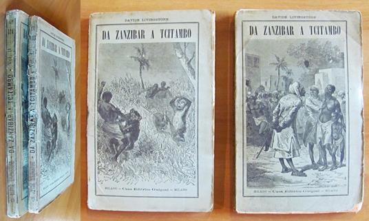 DA ZANZIBAR A TCITAMBO - 2 Volumi, Completo, 1888 - copertina