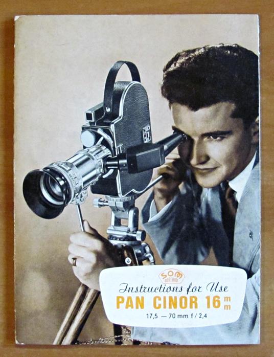 Depliant PAN CINOR 16mm - INSTRUCTIONS FOR USE - REFLEX - copertina