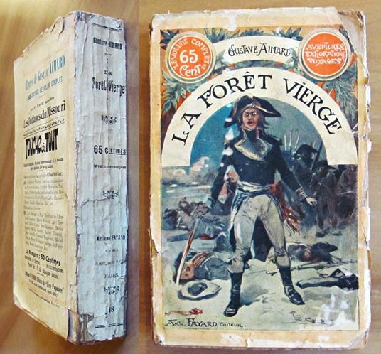 LA FORET VIERGE, fine '800 - Gustave Aimard - copertina