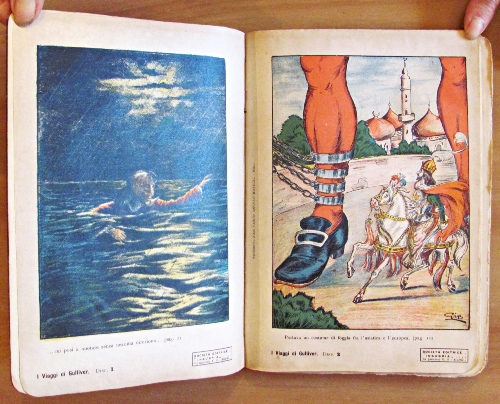 I VIAGGI DI GULLIVER, 1906 - Illustrato
