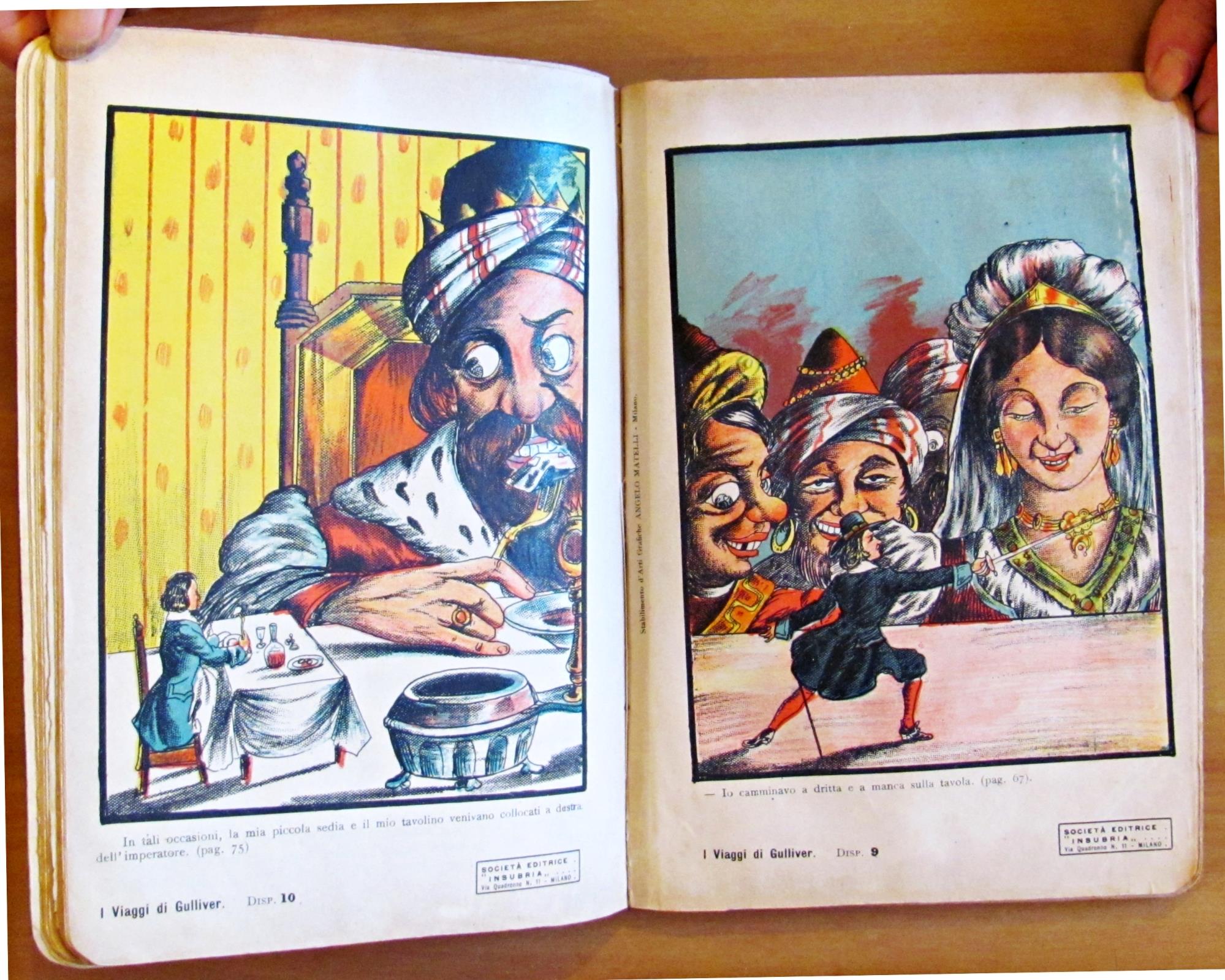 I VIAGGI DI GULLIVER, 1906 - Illustrato