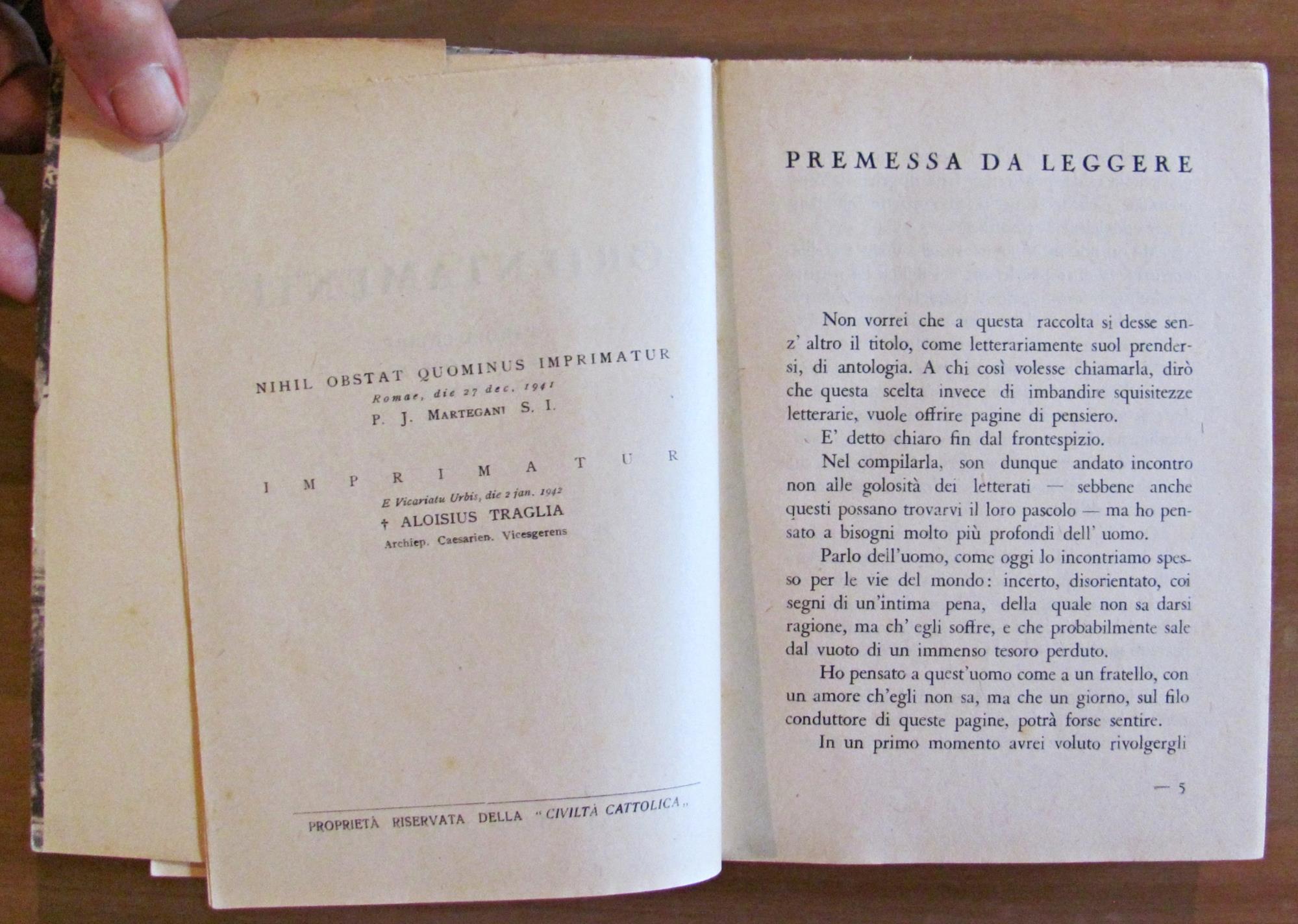 ORIENTAMENTI - Parole Chiare Agli Uomini che Pensano, 1941