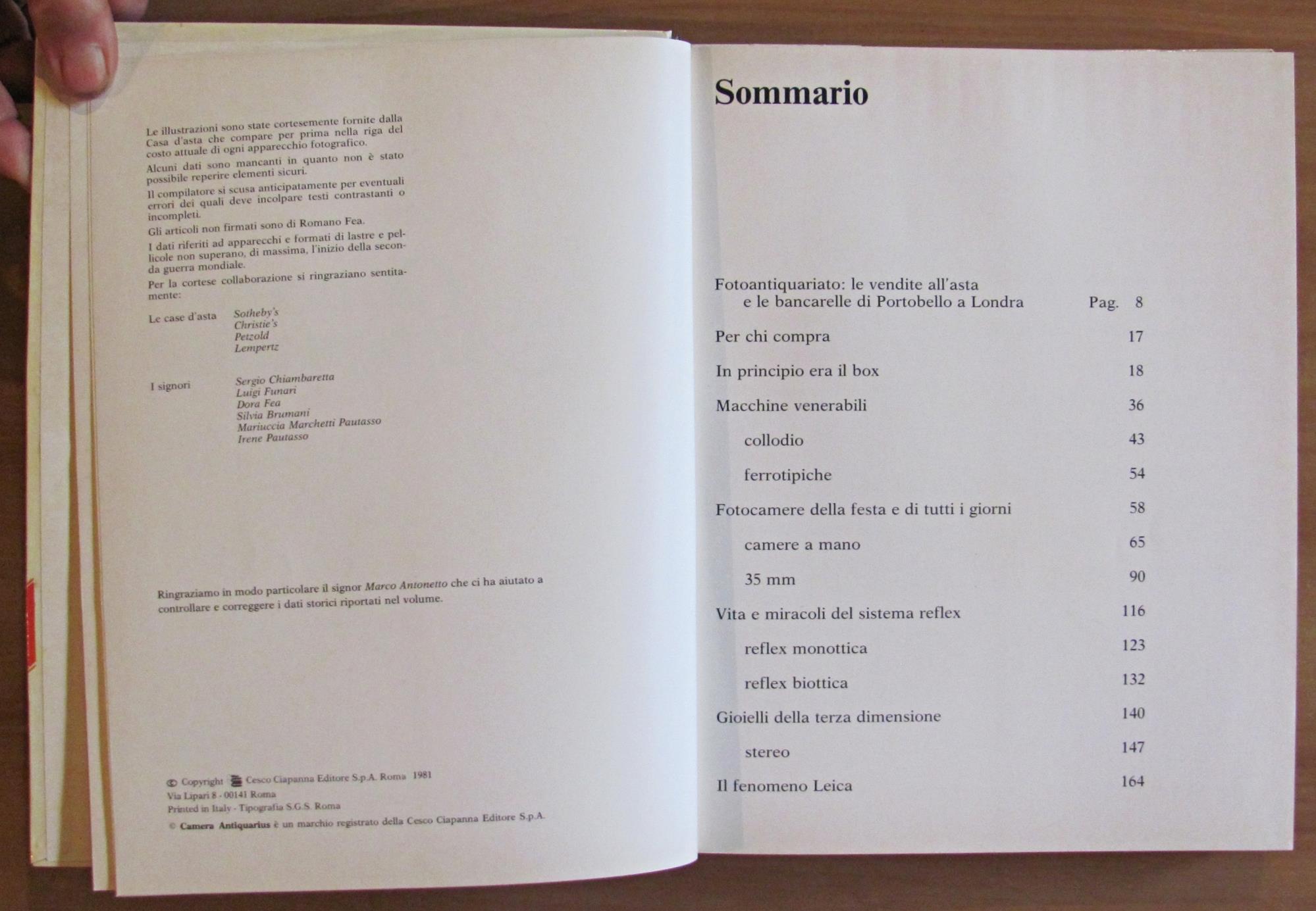 CAMERA ANTIQUARIUS - Quanto valgono le fotocamere antiche, 1981