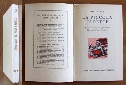 LA PICCOLA FADETTE - Universale Ragazzi Mondadori - ill. LEPORINI, I ed. 1953 - George Sand - copertina