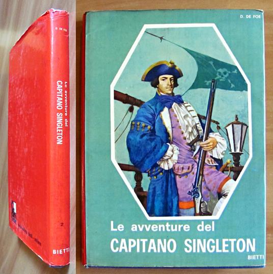 LE AVVENTURE DEL CAPITANO SINGLETON - Coll. Lo Scaffale di Pierino - copertina