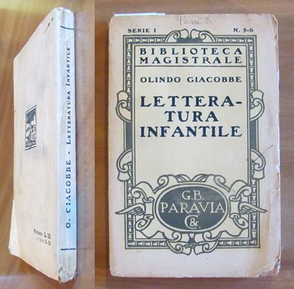 LETTERATURA INFANTILE - Bibl. Magistrale, 1931 - copertina