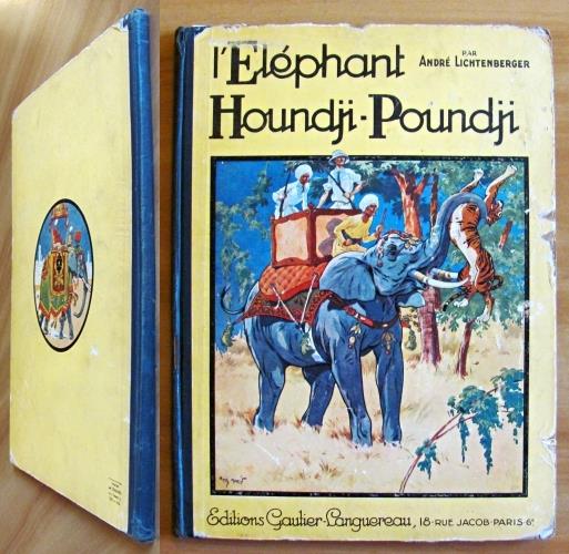 L' ELEPHANT HOUNDJI-POUNDJI, 1928 - ill. MORIN - copertina