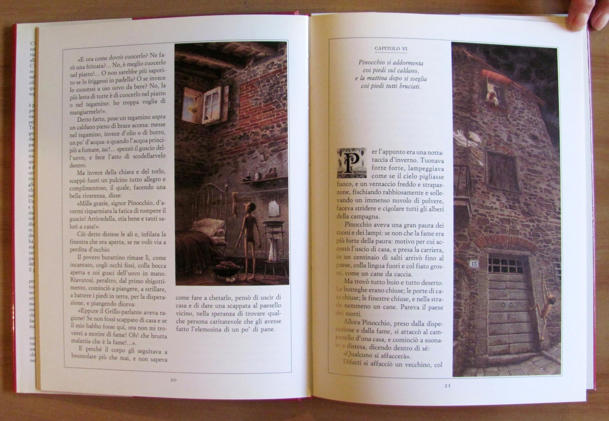 PINOCCHIO Storia di un burattino, I ed. 1991 - ill. INNOCENTI con Schizzo Autografato