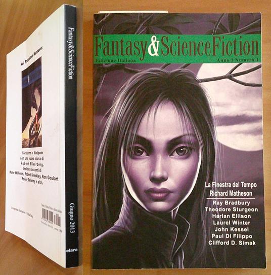 FANTASY & SCIENCE FICTION - Anno i NUMERO 1, I ed. 2013 - copertina