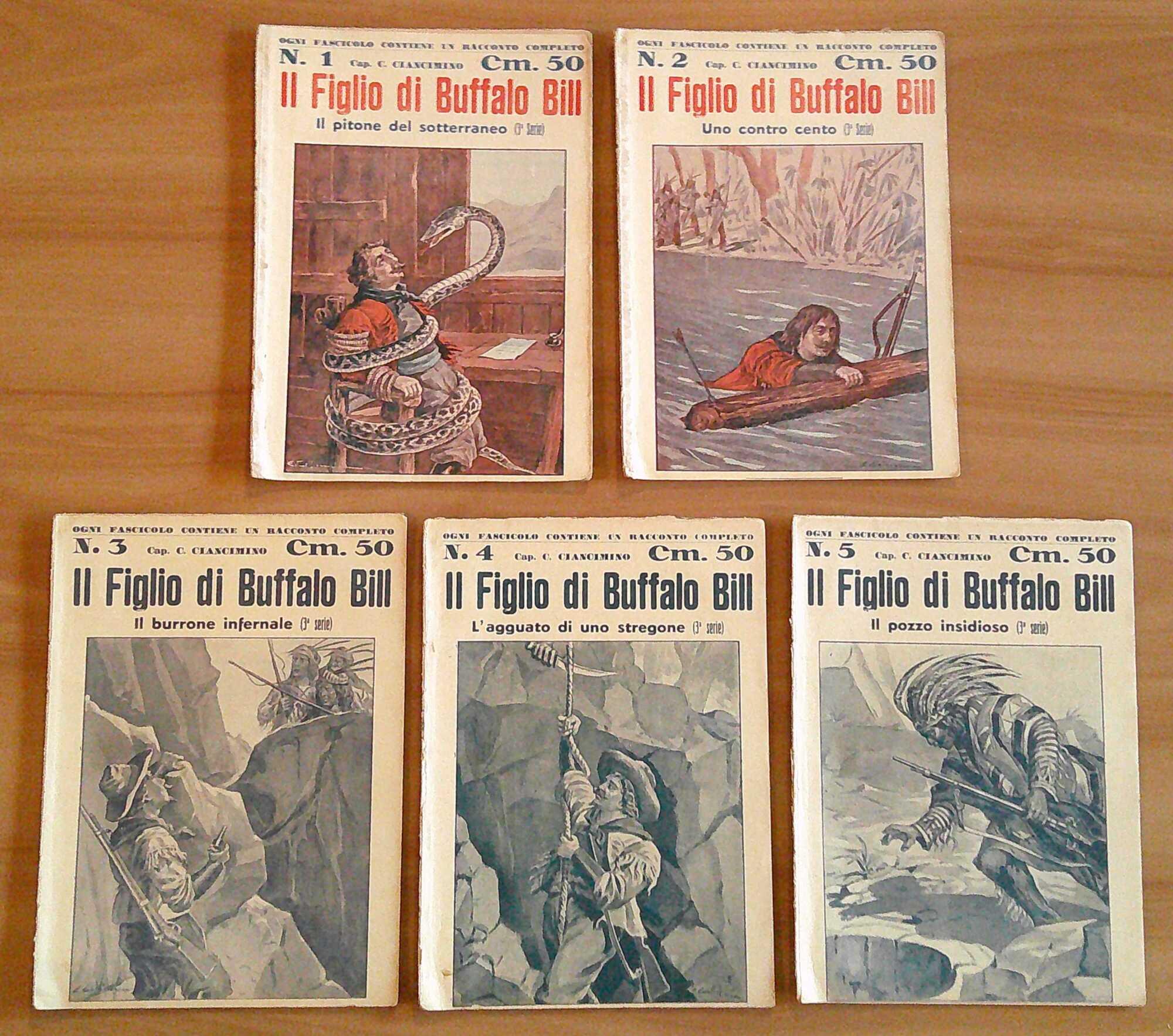 IL FIGLIO DI BUFFALO BILL, 1934 - 2^ e 3^ Serie in Fascicoli sciolti (Fine opera)