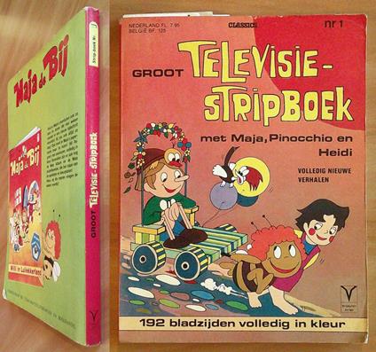 GROOT TELEVISIE-STRIPBOEK - Classics N.1 con PINOCCHIO, HEIDI, MAJA - copertina