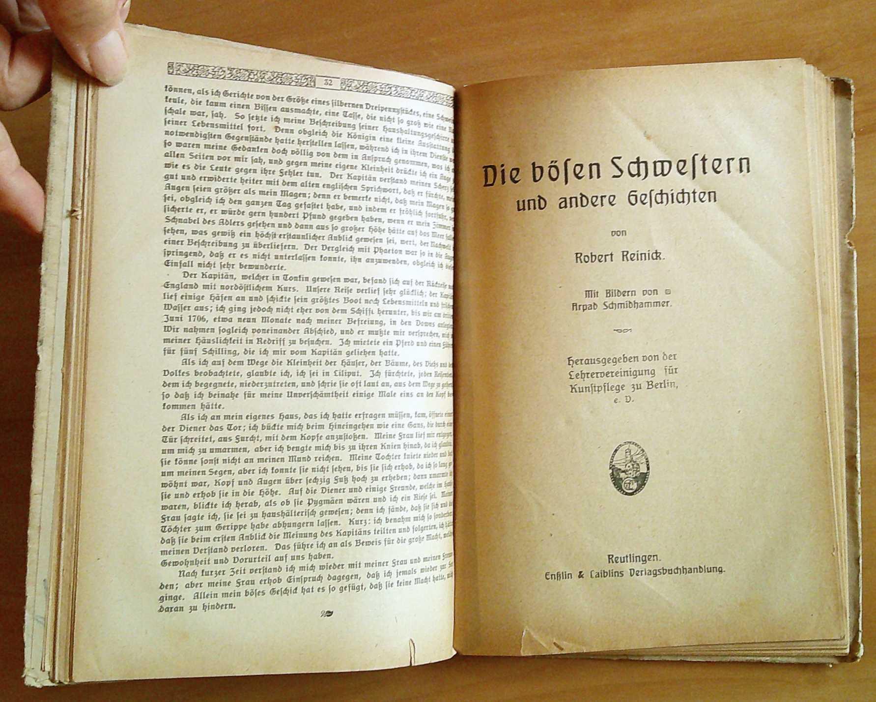 GULLIVERS REISEN UND ANDERE MARCHEN, 1921 - ill. HEINSDORFF e altri