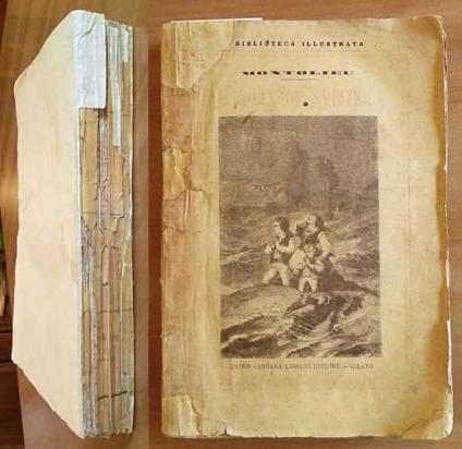 IL ROBINSON SVIZZERO - Coll. Biblioteca Illustrata, 1873 - ill. BALDI -  Montolieu - copertina