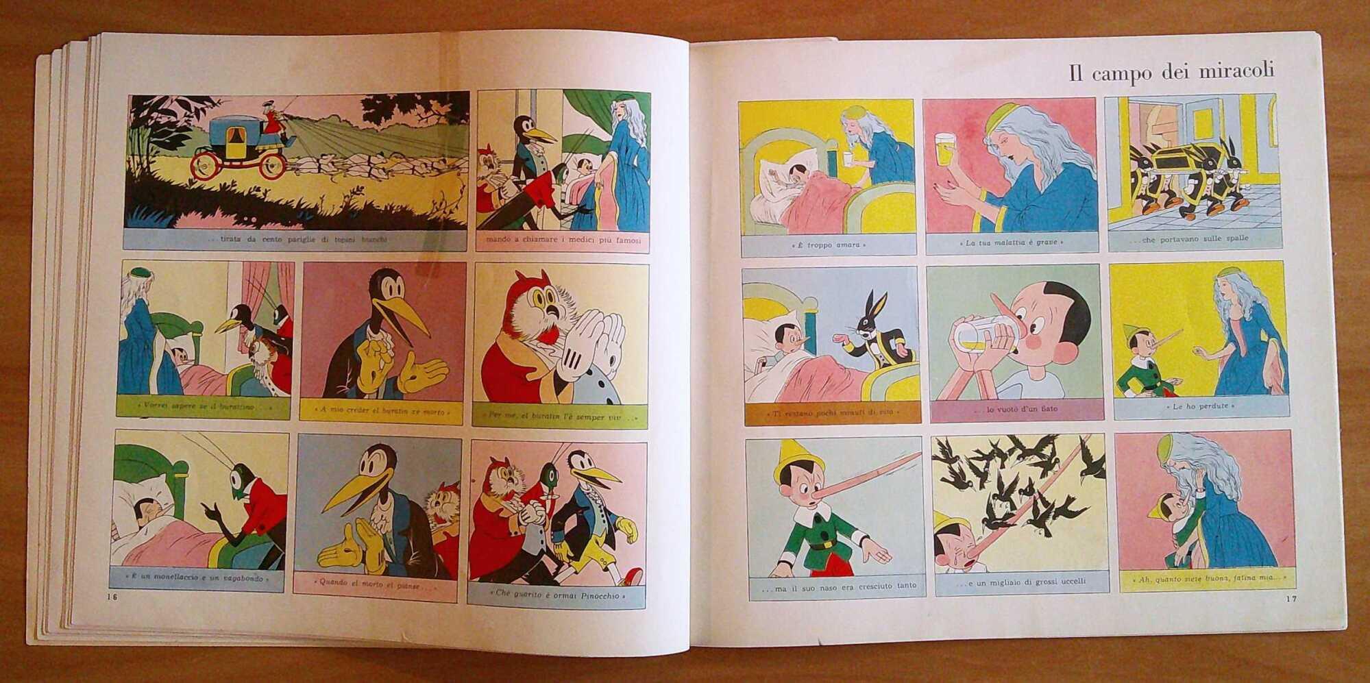 PINOCCHIO SU DISCHI DURIUM, 1960 Cofanetto con 2 Dischi + Libro - ill. PINOCHI