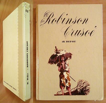 ROBINSON CRUSOE', 1954 - ill. MATTIOLI - Daniel Defoe - copertina