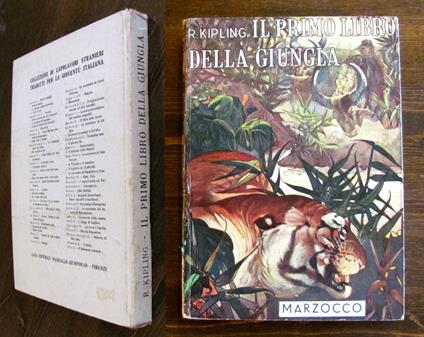 IL PRIMO LIBRO DELLA GIUNGLA, 1950 - ill. DETMOLD - Rudyard Kipling - copertina