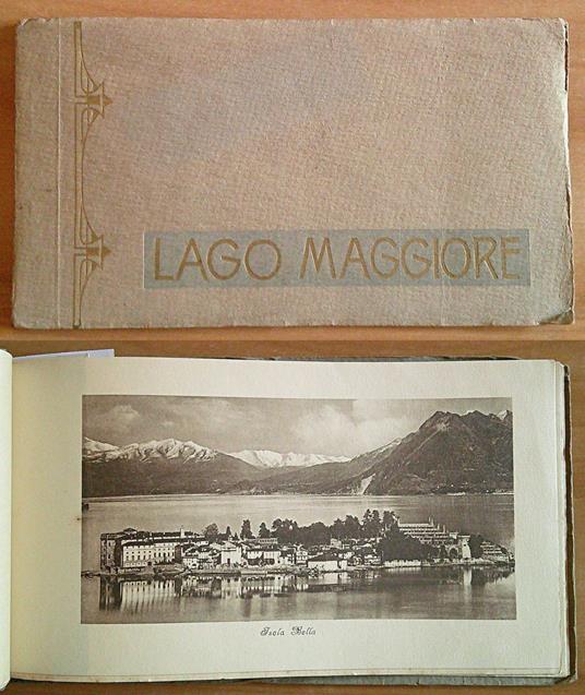 Album Fotografico di 12 Vedute - LAGO MAGGIORE, 1920 ca - copertina