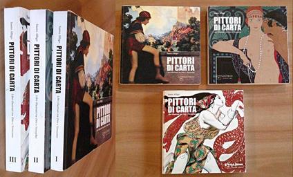 PITTORI DI CARTA Libri Illustrati tra Otto e Novecento - Volumi I, II e III in I edizione - copertina