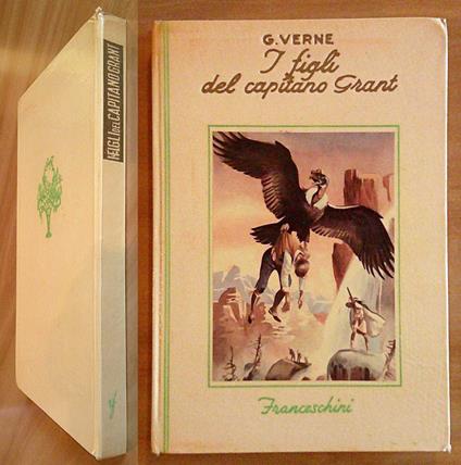 I FIGLI DEL CAPITANO GRANT - Collana Gemme, 1953 - Jules Verne - copertina