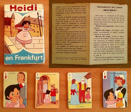 CARTE da Gioco HEIDI EN FRANKFURT, 1975 - copertina