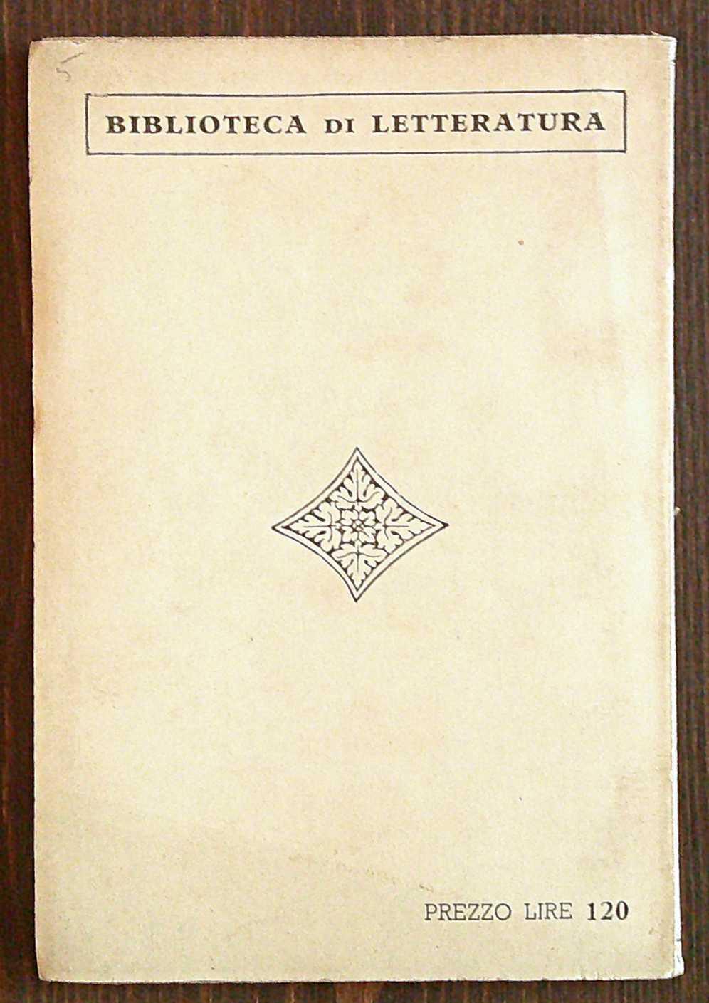 FRANCESCA DA RIMINI - Biblioteca di Letteratura, 1951