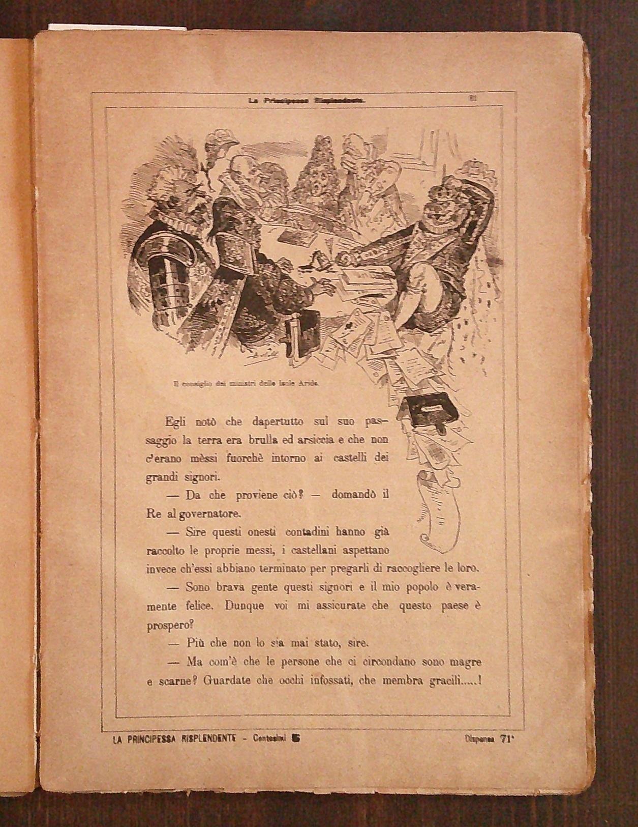 LA PRINCIPESSA RISPLENDENTE - L a Fata delle Bestie, 1888 - ill. BERTALL