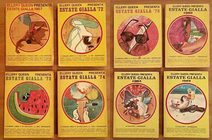 Lotto di 8 Numeri - ELLERY QUEEN PRESENTA ESTATE GIALLA - 1967/1989 - Ellery Queen - copertina