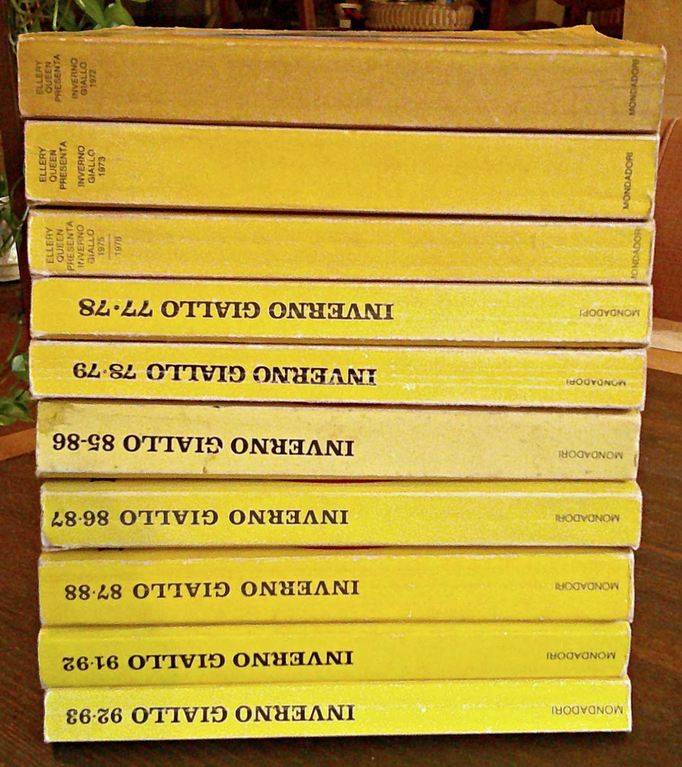 Lotto di 10 Numeri ELLERY QUEEN PRESENTA INVERNO GIALLO - 1972/1993