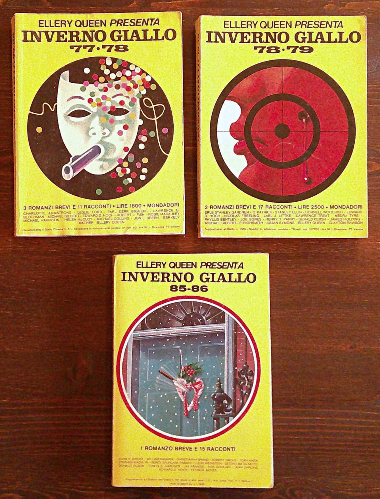 Lotto di 10 Numeri ELLERY QUEEN PRESENTA INVERNO GIALLO - 1972/1993