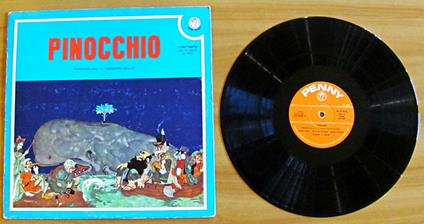 Disco 33'' . PINOCCHIO Parte I e II - Musica LANGOSZ, 1974 - copertina