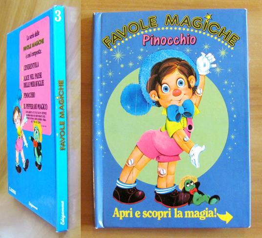 FAVOLE MAGICHE - PINOCCHIO, 1989 con 4 Pop-Up - copertina